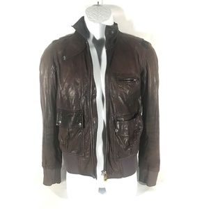 Diesel Men's 100% Lamb Leather jacket Sz Small